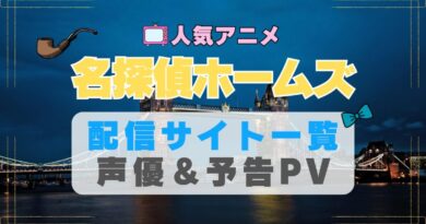 名探偵ホームズ　アニメ　1期　動画配信サービス　一覧　オススメ　コスパ　最強　人気　サイト　サブスク　無料　ユーネクスト　DMM TV u-next unext hulu フールー　アマプラ　ネトフリ　dアニメ