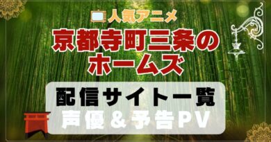 京都寺町三条のホームズ　アニメ　1期　動画配信サービス　一覧　オススメ　コスパ　最強　人気　サイト　サブスク　無料　ユーネクスト　DMM TV u-next unext hulu フールー　アマプラ　ネトフリ　dアニメ