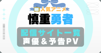 慎重勇者　アニメ　1期　動画配信サービス　一覧　オススメ　コスパ　最強　人気　サイト　サブスク　無料　ユーネクスト　DMM TV u-next unext hulu フールー　アマプラ　ネトフリ　dアニメ