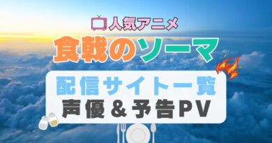 食戟のソーマ　アニメ　1期　動画配信サービス　一覧　オススメ　コスパ　最強　人気　サイト　サブスク　無料　ユーネクスト　DMM TV u-next unext hulu フールー　アマプラ　ネトフリ　dアニメ