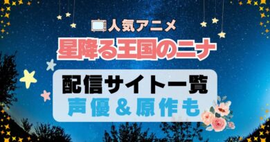 星降る王国のニナ　星ニナ　 アニメ　動画配信サービス　一覧　オススメ　コスパ最強　人気　サイト　サブスク　無料　ユーネクスト　DMM TV u-next unext hulu フールー　アマプラ　ネトフリ　dアニメ