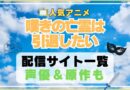 嘆きの亡霊は引退したい　 アニメ　動画配信サービス　一覧　オススメ　コスパ最強　人気　サイト　サブスク　無料　ユーネクスト　DMM TV u-next unext hulu フールー　アマプラ　ネトフリ　dアニメ