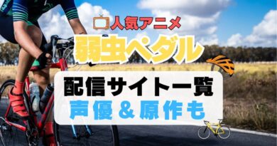 弱虫ペダル 弱ペダ　自転車　ロードバイク レース　スポーツ　アニメ　1期　動画配信サービス　一覧　オススメ　コスパ　最強　人気　サイト　サブスク　無料　ユーネクスト　DMM TV u-next unext hulu フールー　アマプラ　ネトフリ　dアニメ