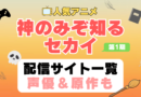 神のみぞ知るセカイ　神汁　神セカ　第1期　アニメ　配信サイト　動画配信サービス　動画サブスク　声優　原作