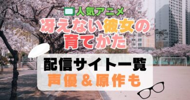 冴えない彼女の育てかた 冴えカノ　アニメ　配信サイト　動画配信サービス　動画サブスク　第1期　声優　原作