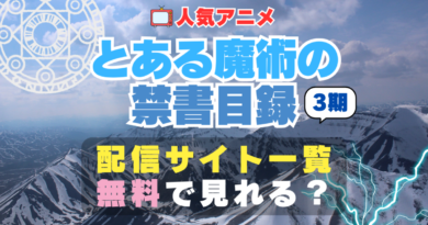 アニメ とある魔術の禁書目録Ⅲ 3期 続編 どこで見れる？　動画配信サービス一覧　おすすめ　人気　まとめ　無料